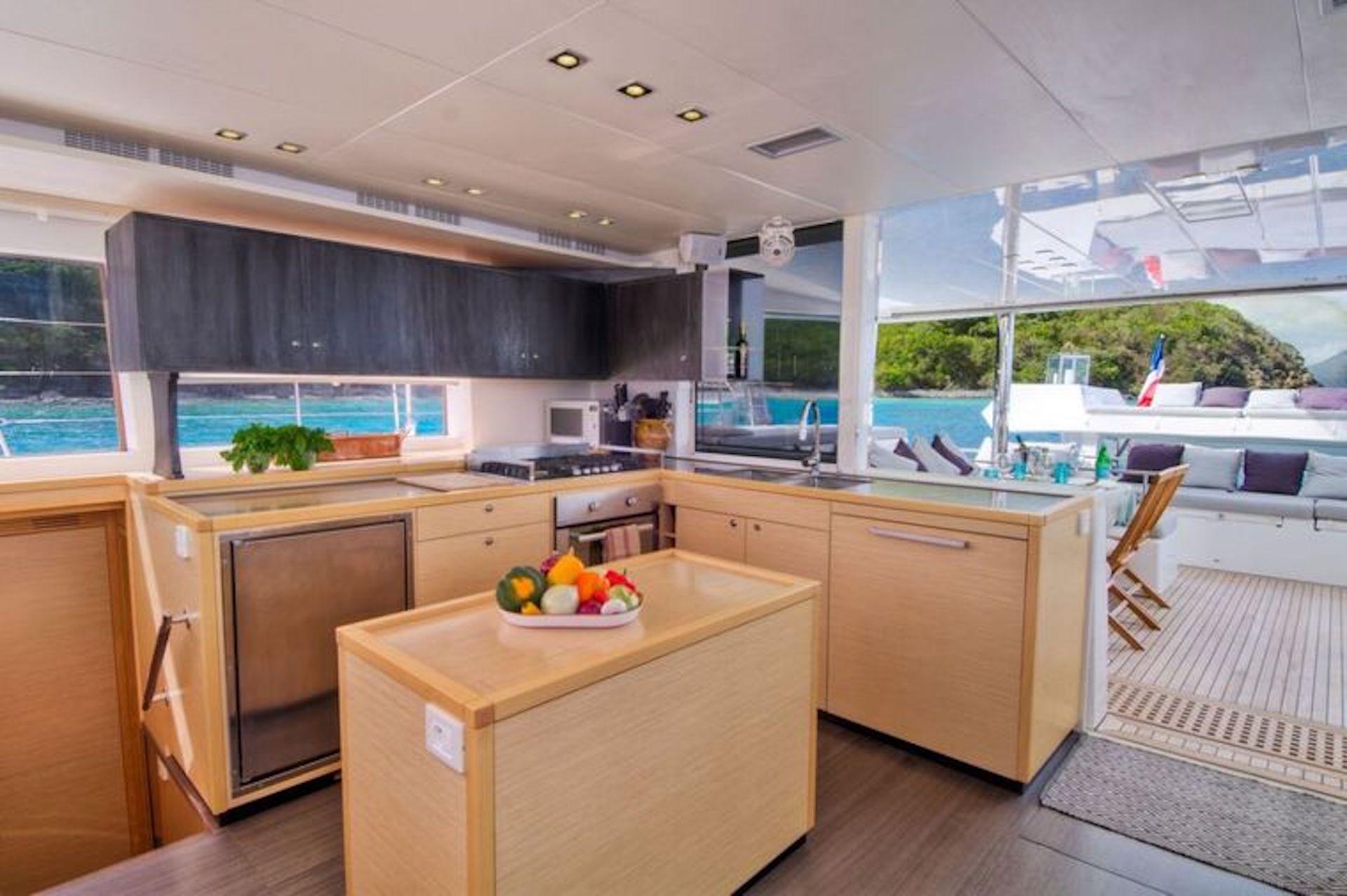 Altesse yacht charter galley