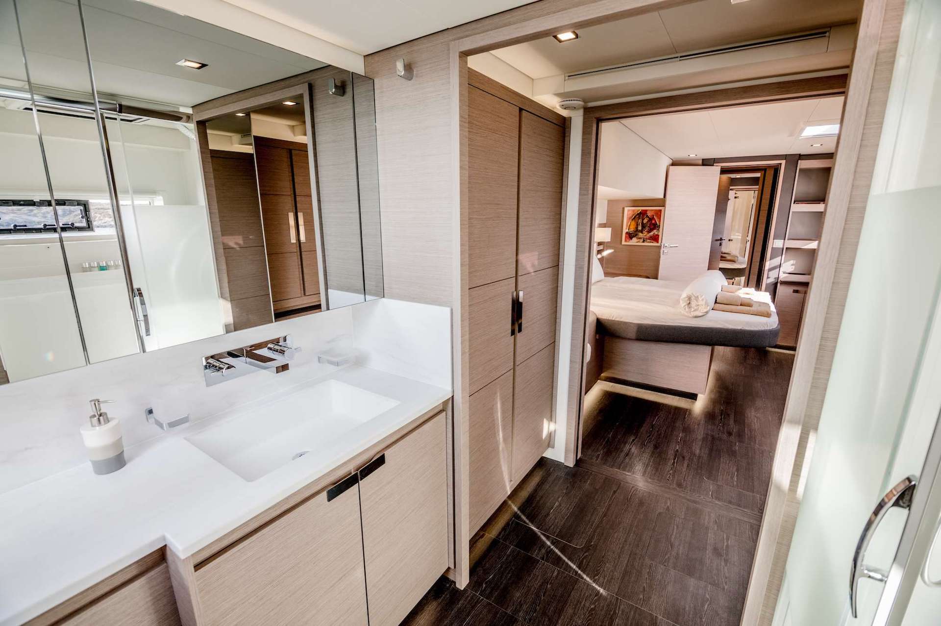 Astoria catamaran charter ensuite