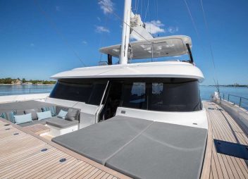 Caribbean yacht charter Amaya bow