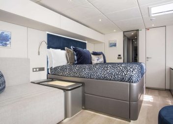 Caribbean yacht charter cabin Relentless II