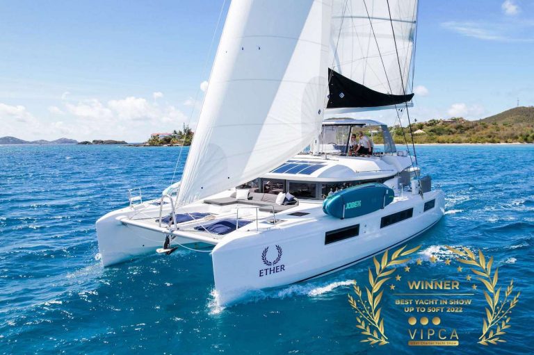 Caribbean yacht charter catamaran Ether