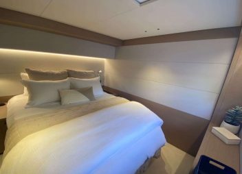 catamaran charter C'est la Vie luxury cabin