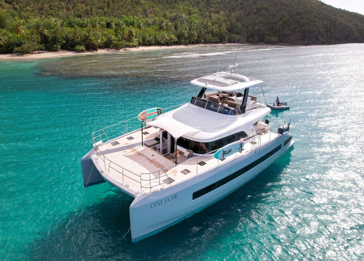 catamaran yacht charter C'est La Vie Caribbean