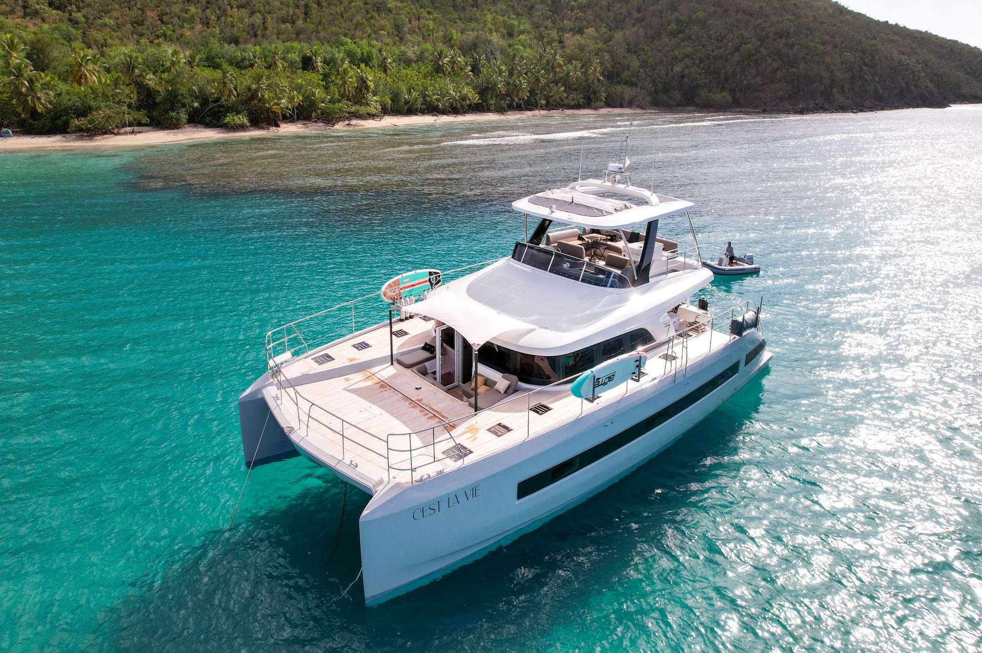 catamaran yacht charter C'est La Vie Caribbean