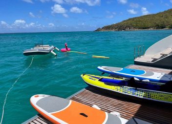 catamaran yacht charter water toys Seaclusion