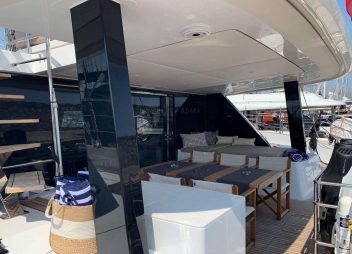 crewed yacht charter catamaran Adara