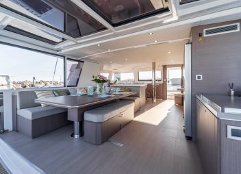 crewed yacht charter galley