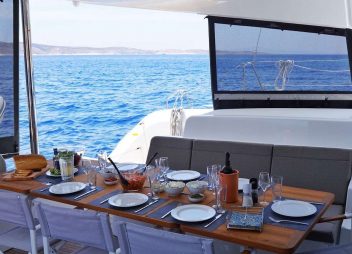 dining Andiamo crewed charter