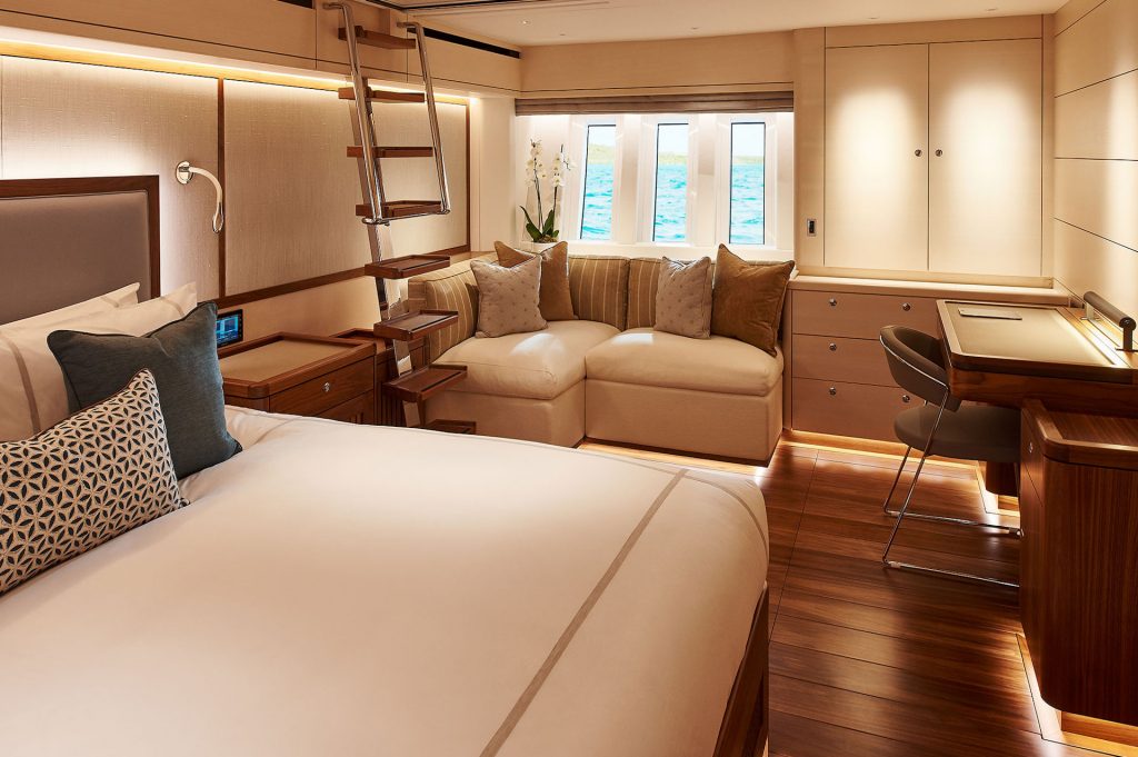 master cabin yacht charter Archelon
