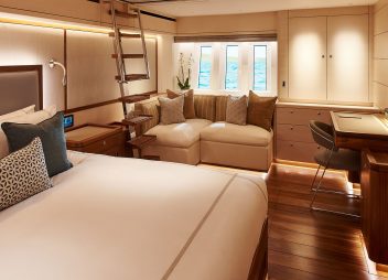 master cabin yacht charter Archelon