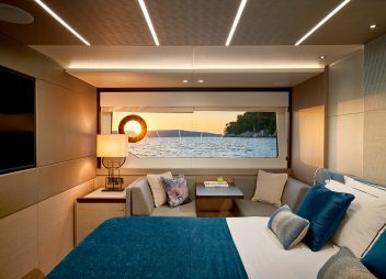 motor yacht master cabin Croatia
