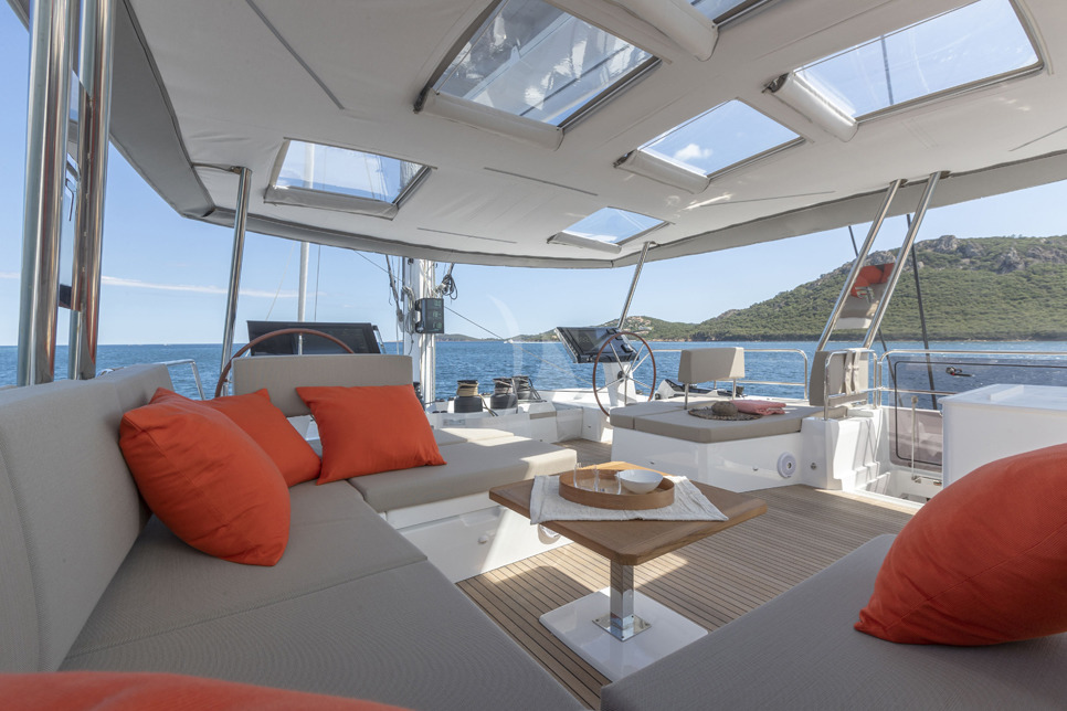 30/08/2018, Porto Vecchio (FRA, South Corsica) Chantier Fountaine-Pajot, Alegria 67