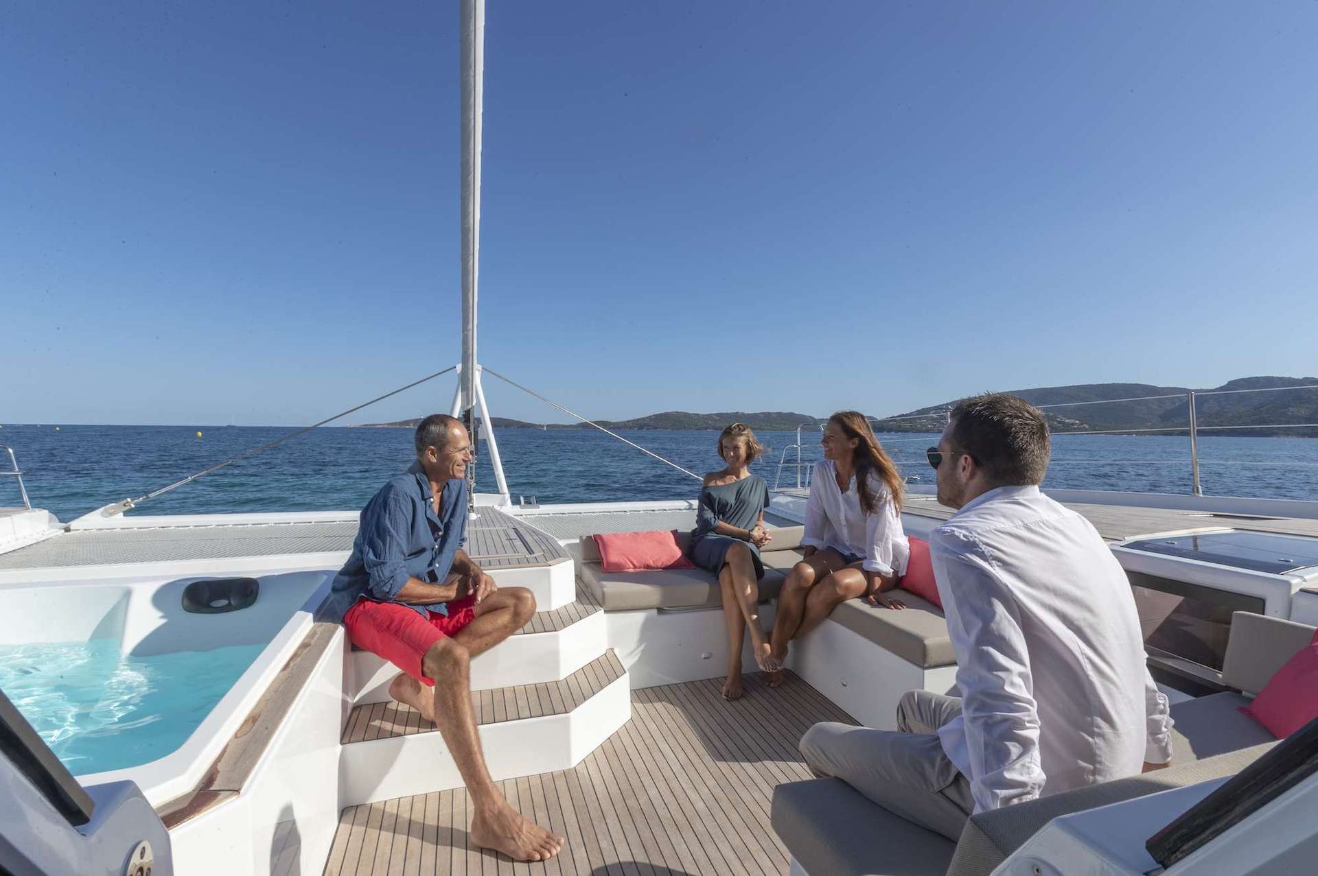 Pixie fly bridge yacht charter