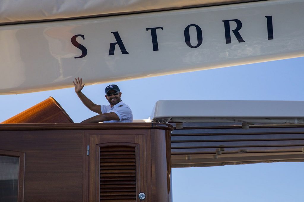 Satori yacht charter captain