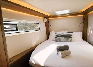 yacht charter Andiamo cabin