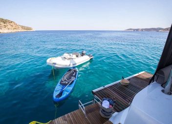 yacht charter Andiamo water toys