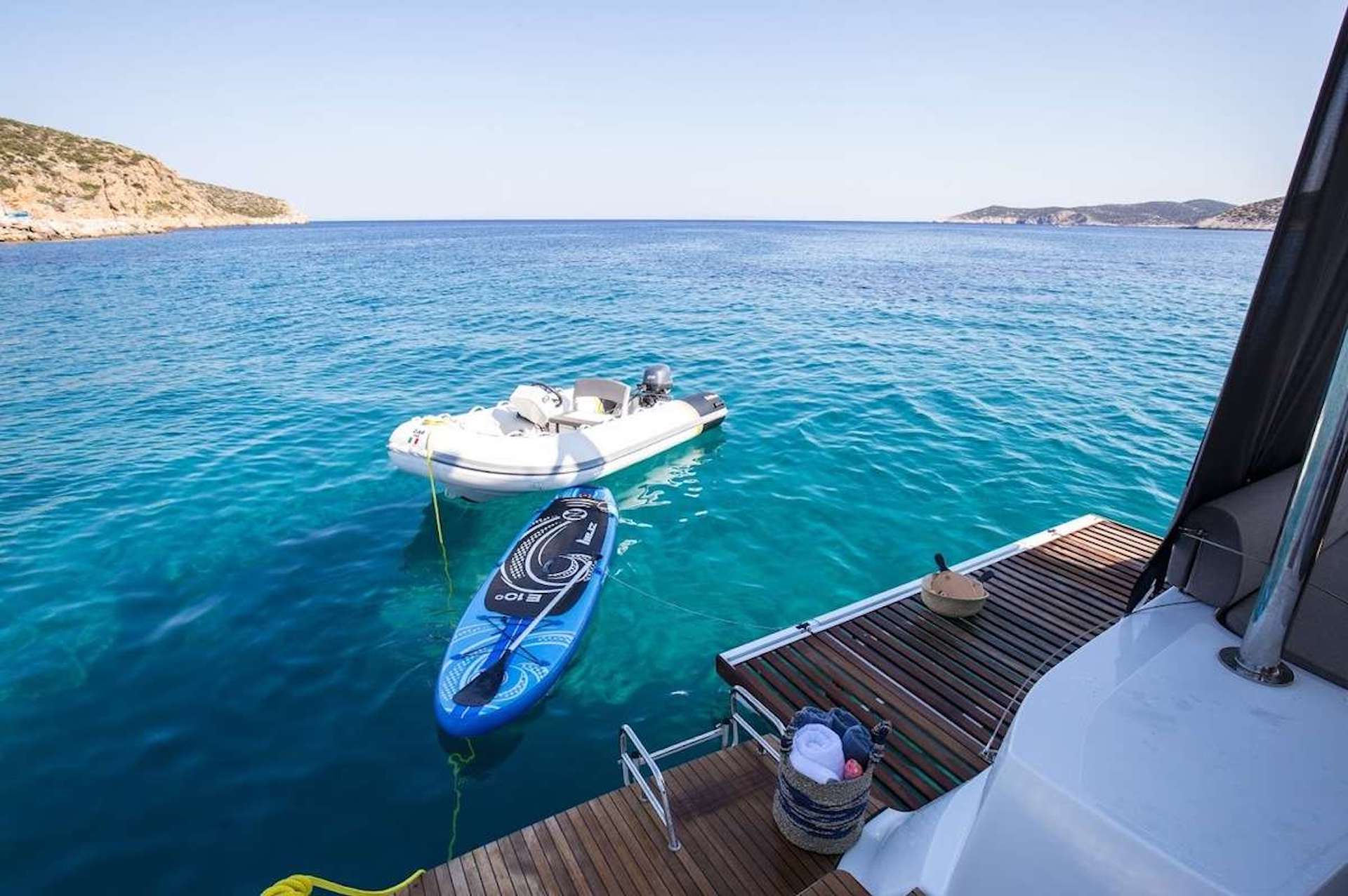 yacht charter Andiamo water toys