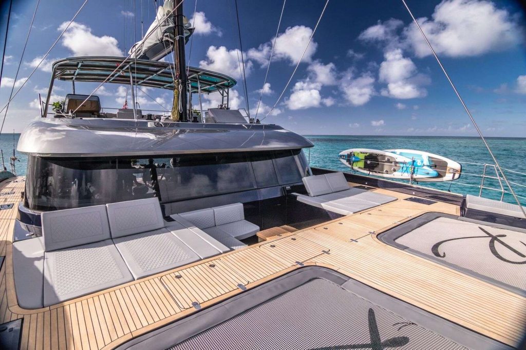 yacht charter deck Relentless