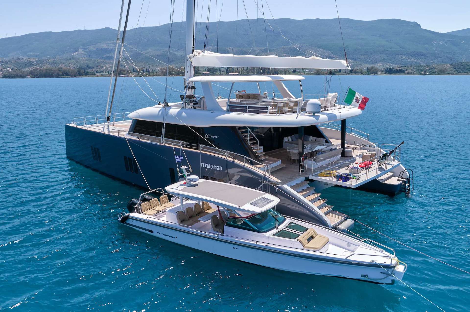 yacht charter Greece catamaran Genny