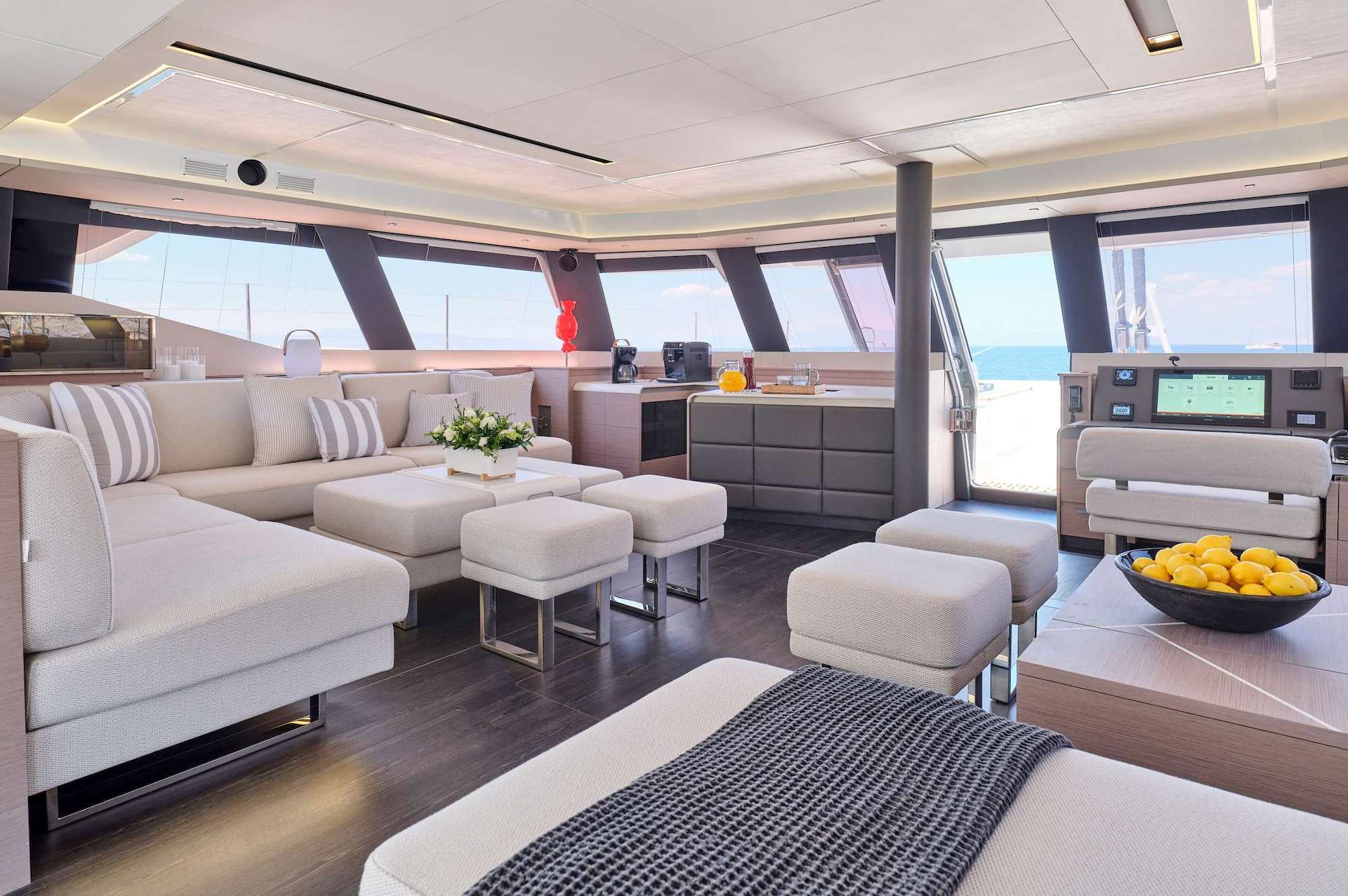 yacht charter Greece salon Alexandra II