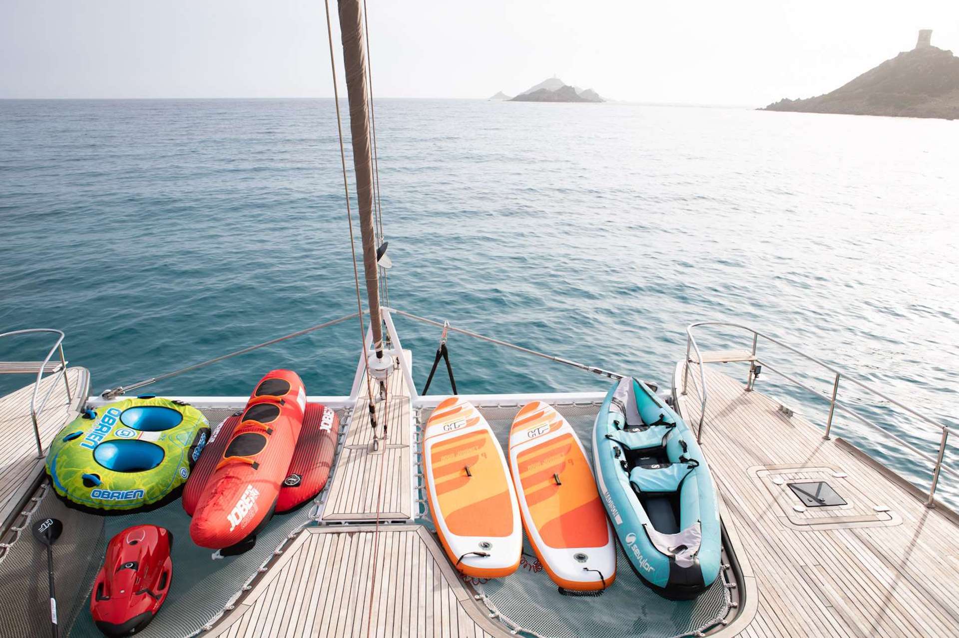 yacht charter Seazen II water toys