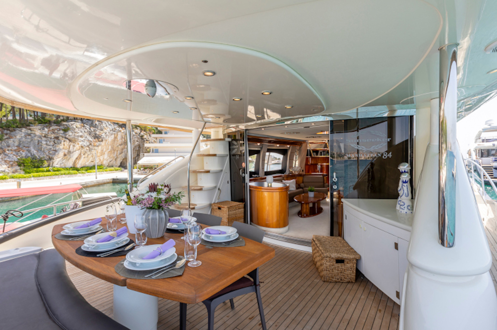 Skywater yacht charter aft