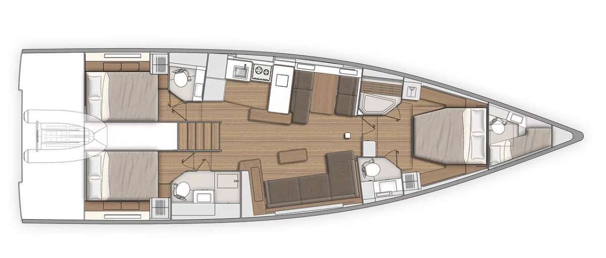 yacht charter Izanami plan