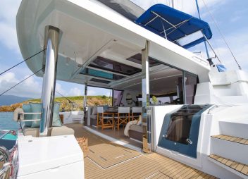 yacht charter Nae Kae aft deck