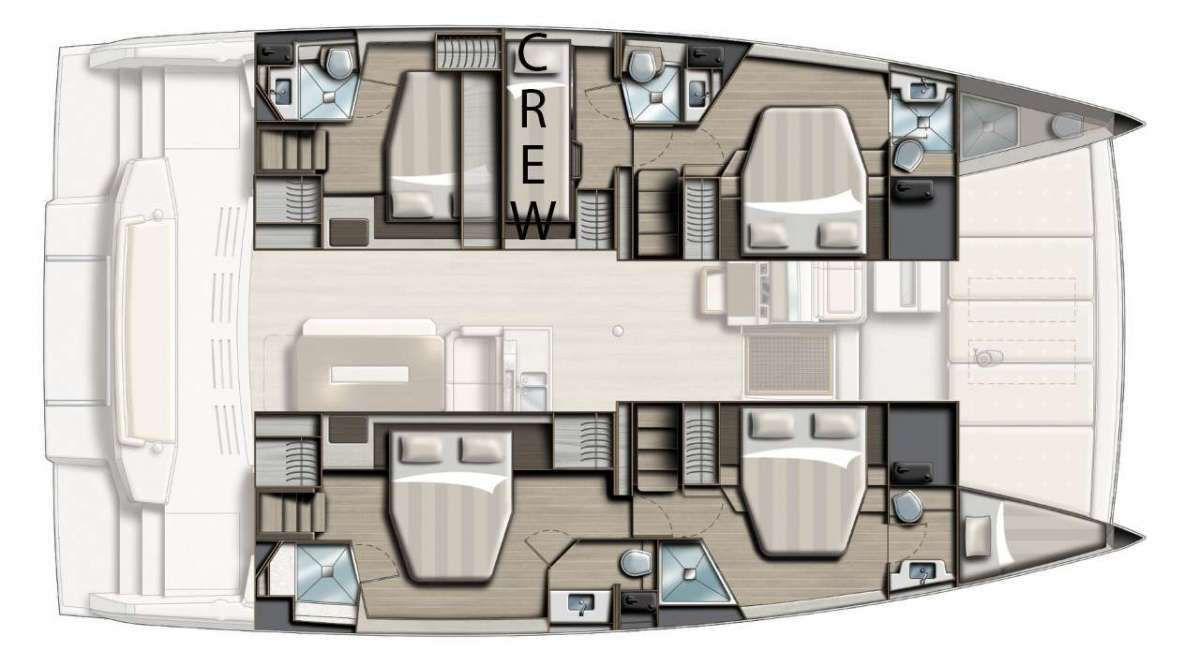yacht charter Oceana plan