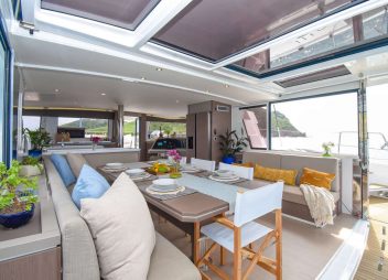 yacht charter saloon galley Nae Kae