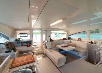 yacht charter saloon Vicarious