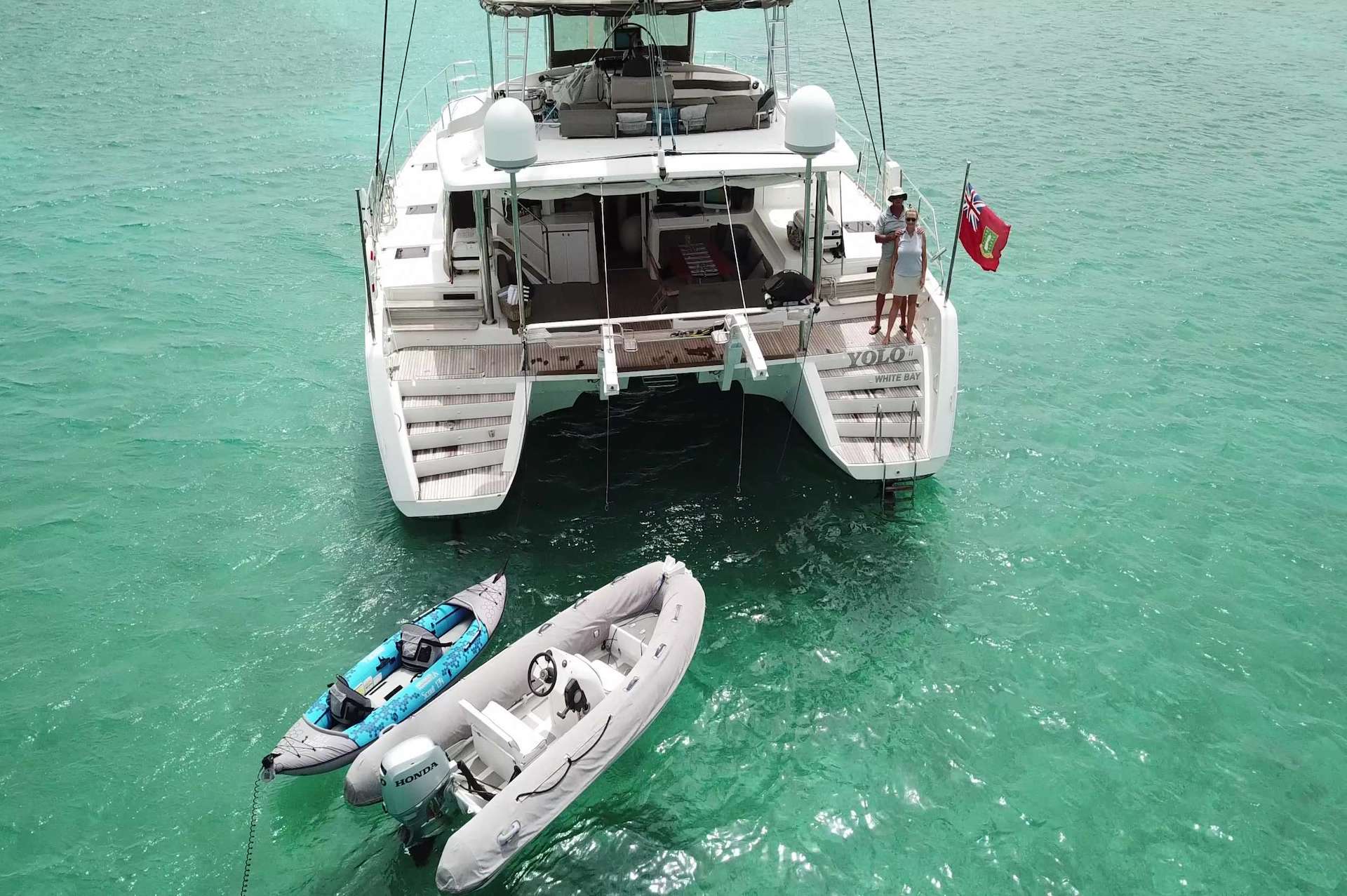 yacht charter Yolo ii water toys