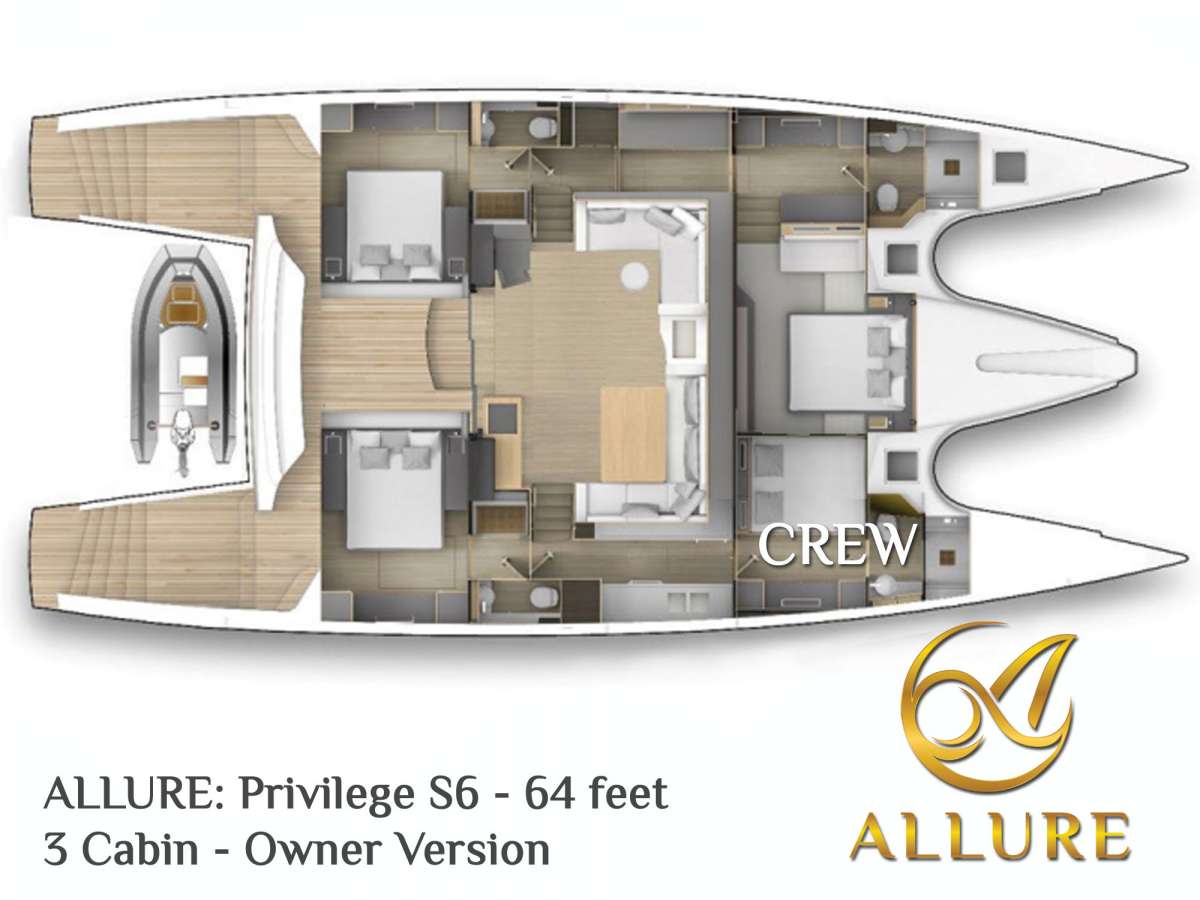 Allure yacht charter plan