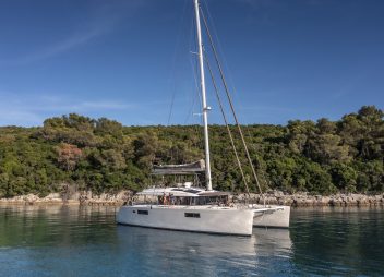 catamaran crewed yacht charter Cool Change