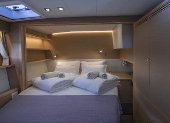 Cool Change catamaran yacht charter cabin