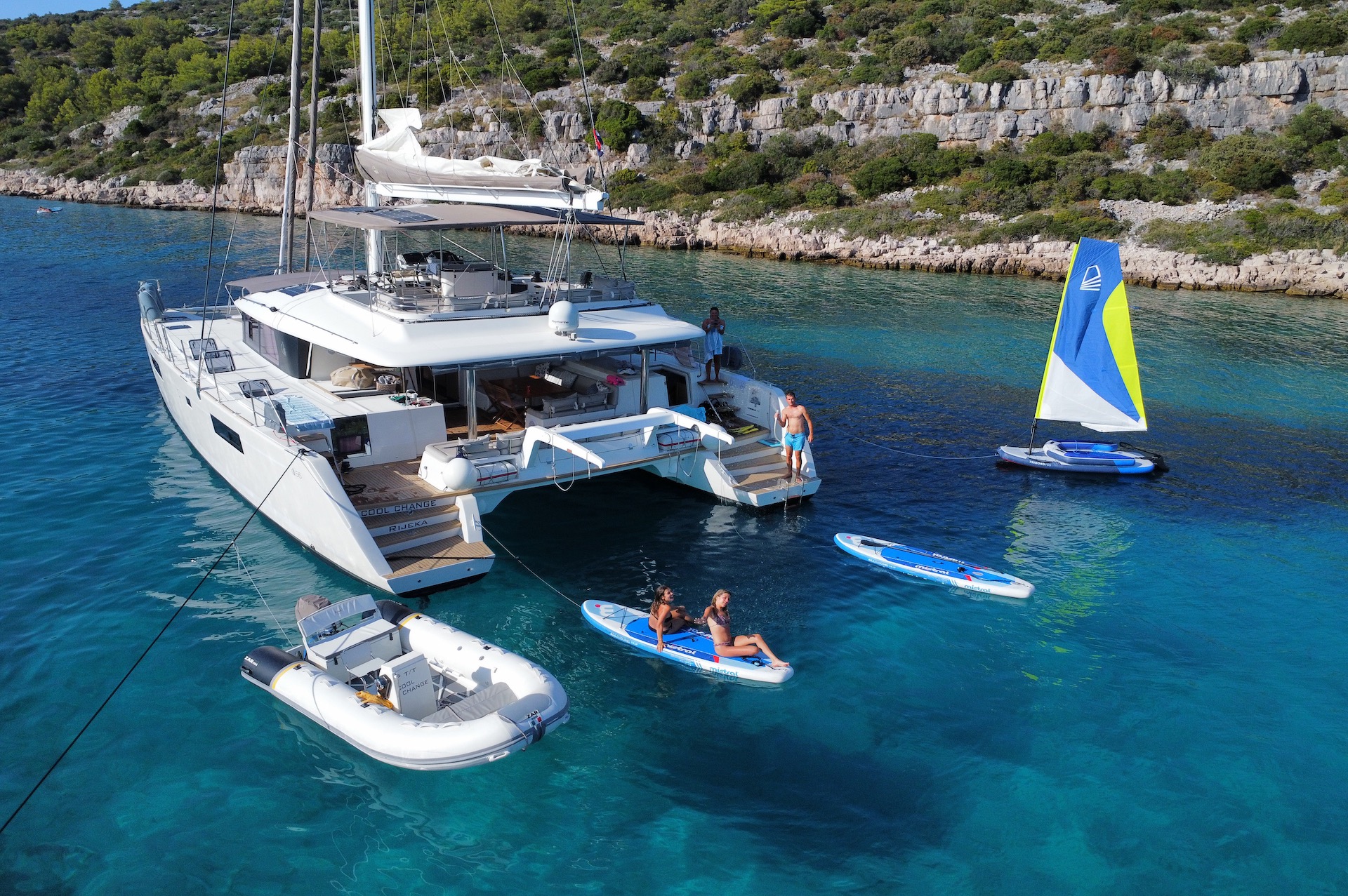 Cool Change water toys yacht charter