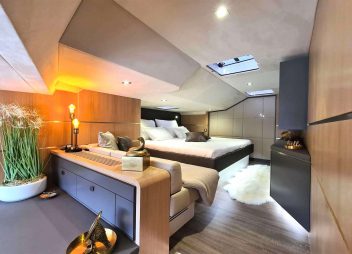 yacht charter catamaran Allure cabin