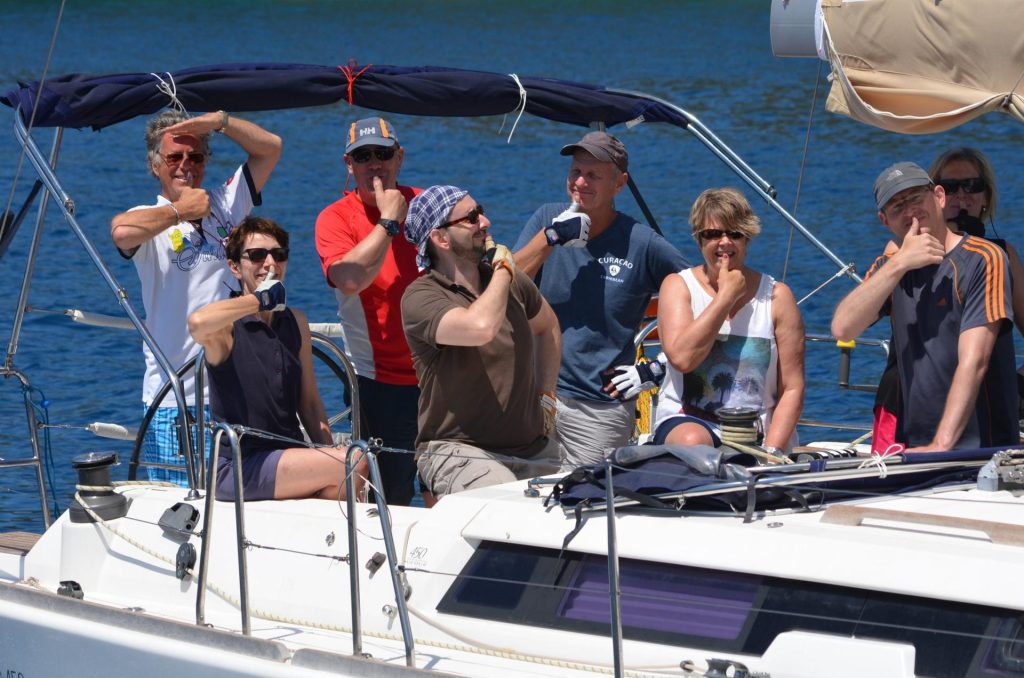 Boat 5, skipper John Hall Hall and crew – High Point Yachting regatta