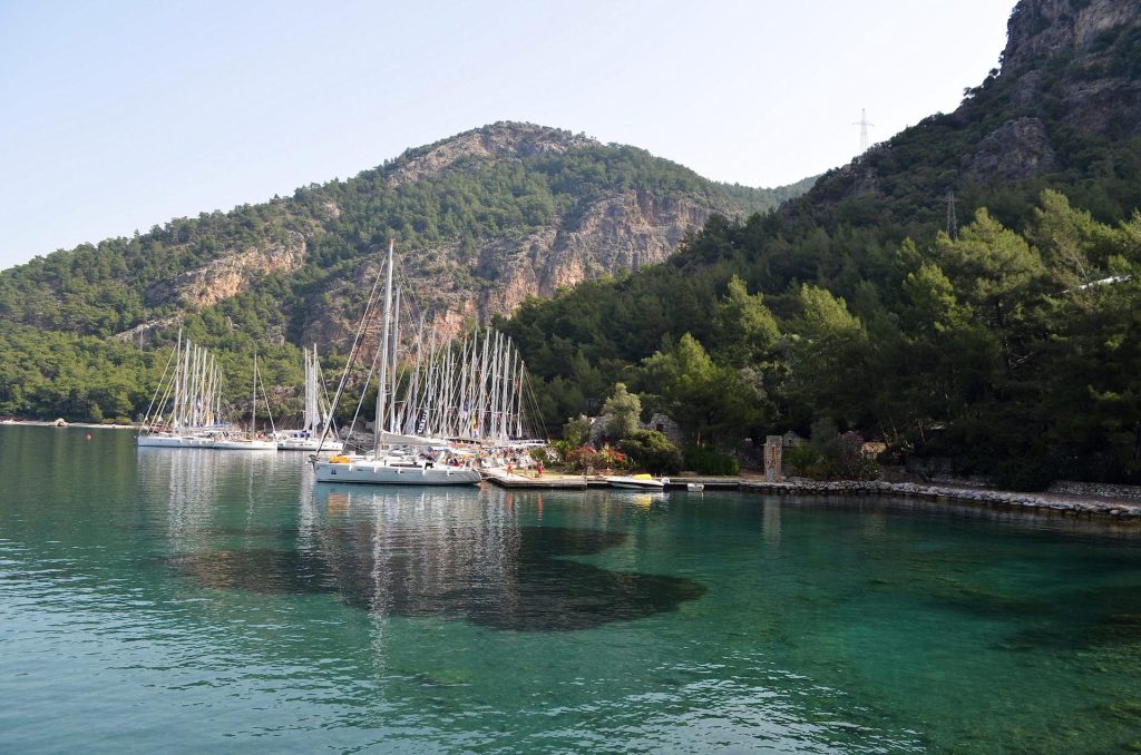 moored in My Marina, Ekincik – High Point Yachting regatta