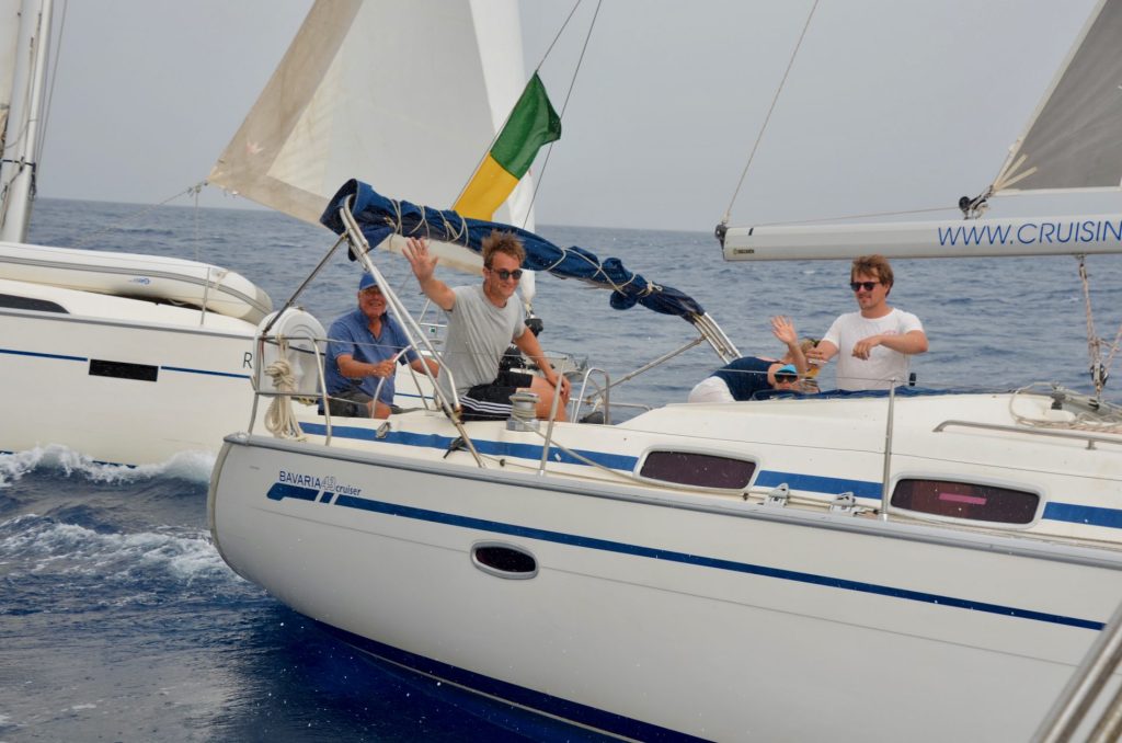 HPYF regatta sailing in Sardinia