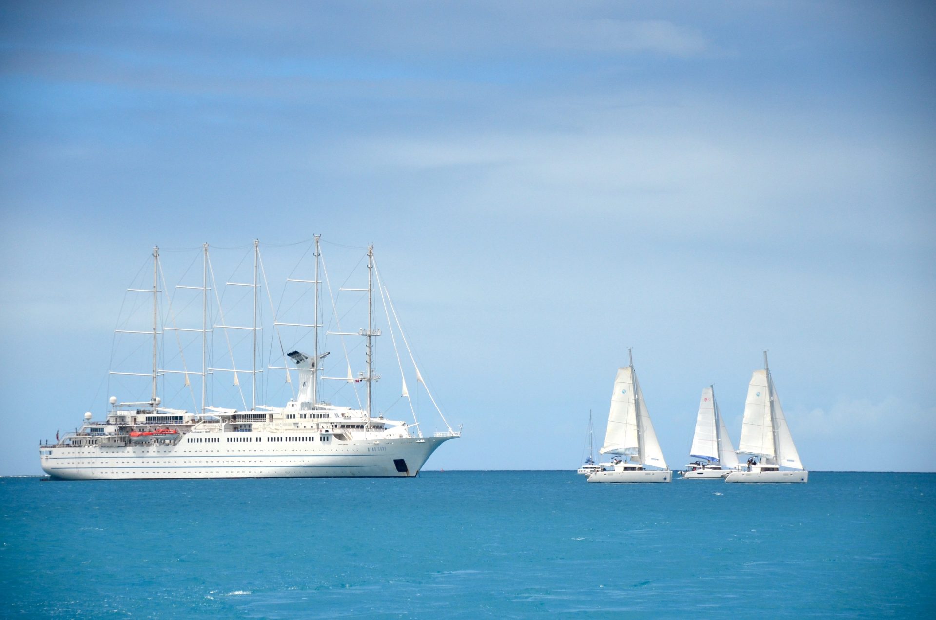 Sailing Catamarans Caribbean regatta