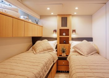 yacht charter Croatia motor yacht JoliDor convertible cabin