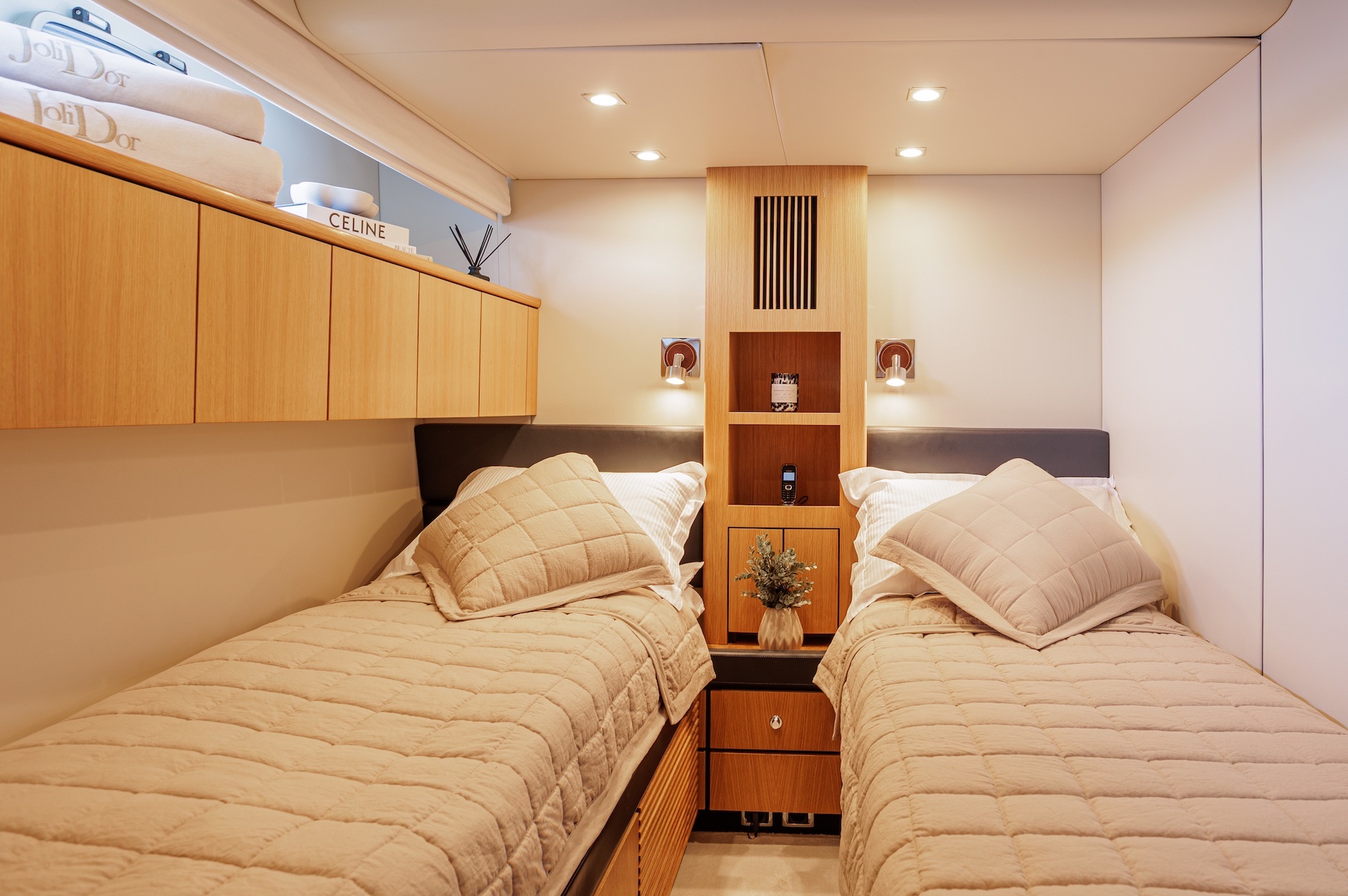 yacht charter Croatia motor yacht JoliDor convertible cabin