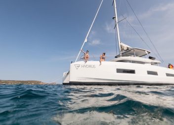 catamaran yacht charter Hydrus