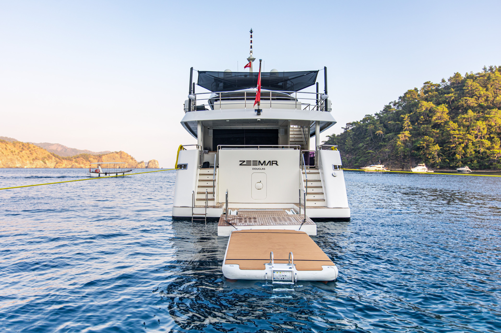 luxury yacht charter Zeemar Turkey
