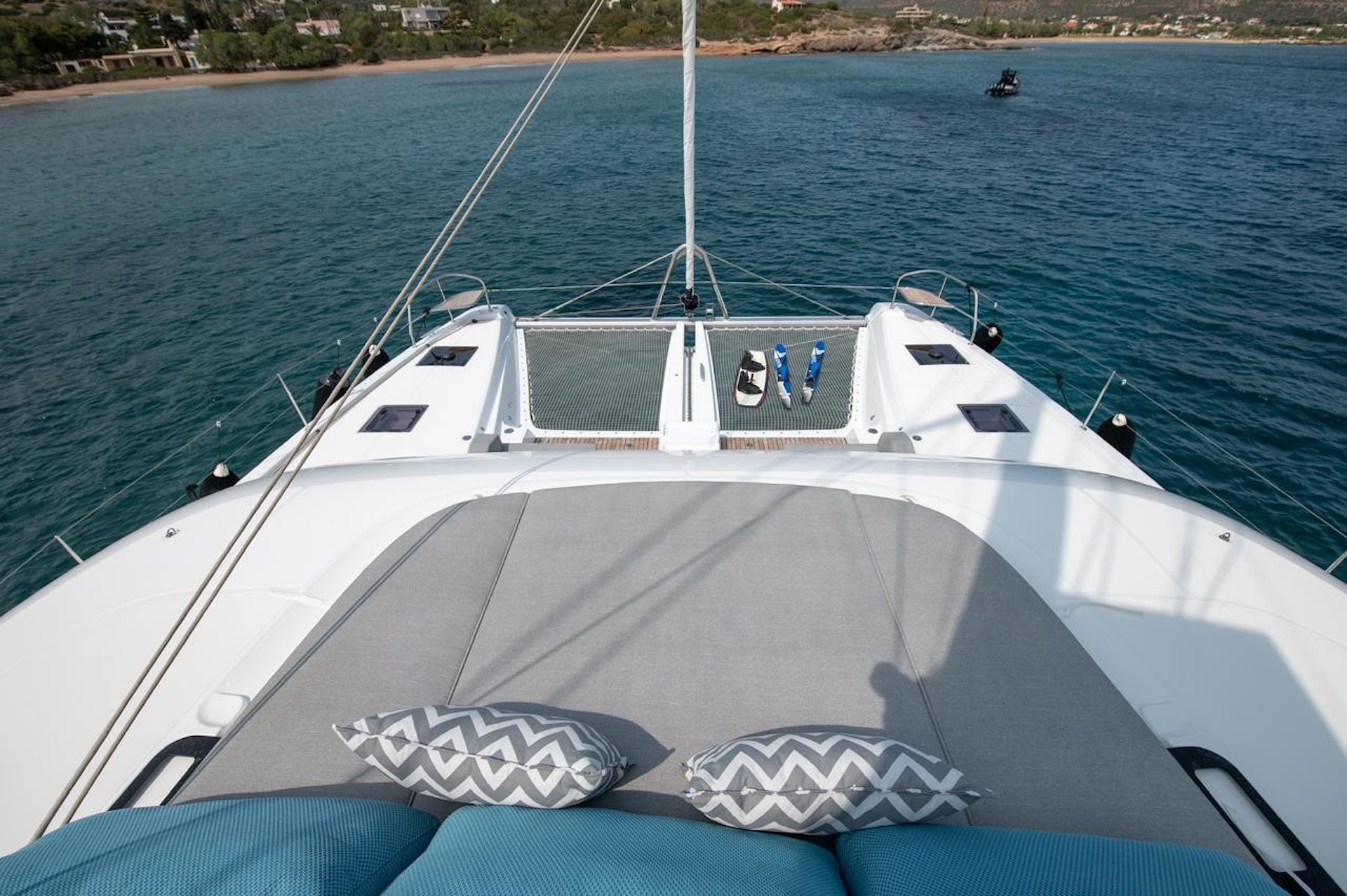 yacht charter Hydrus sun nets