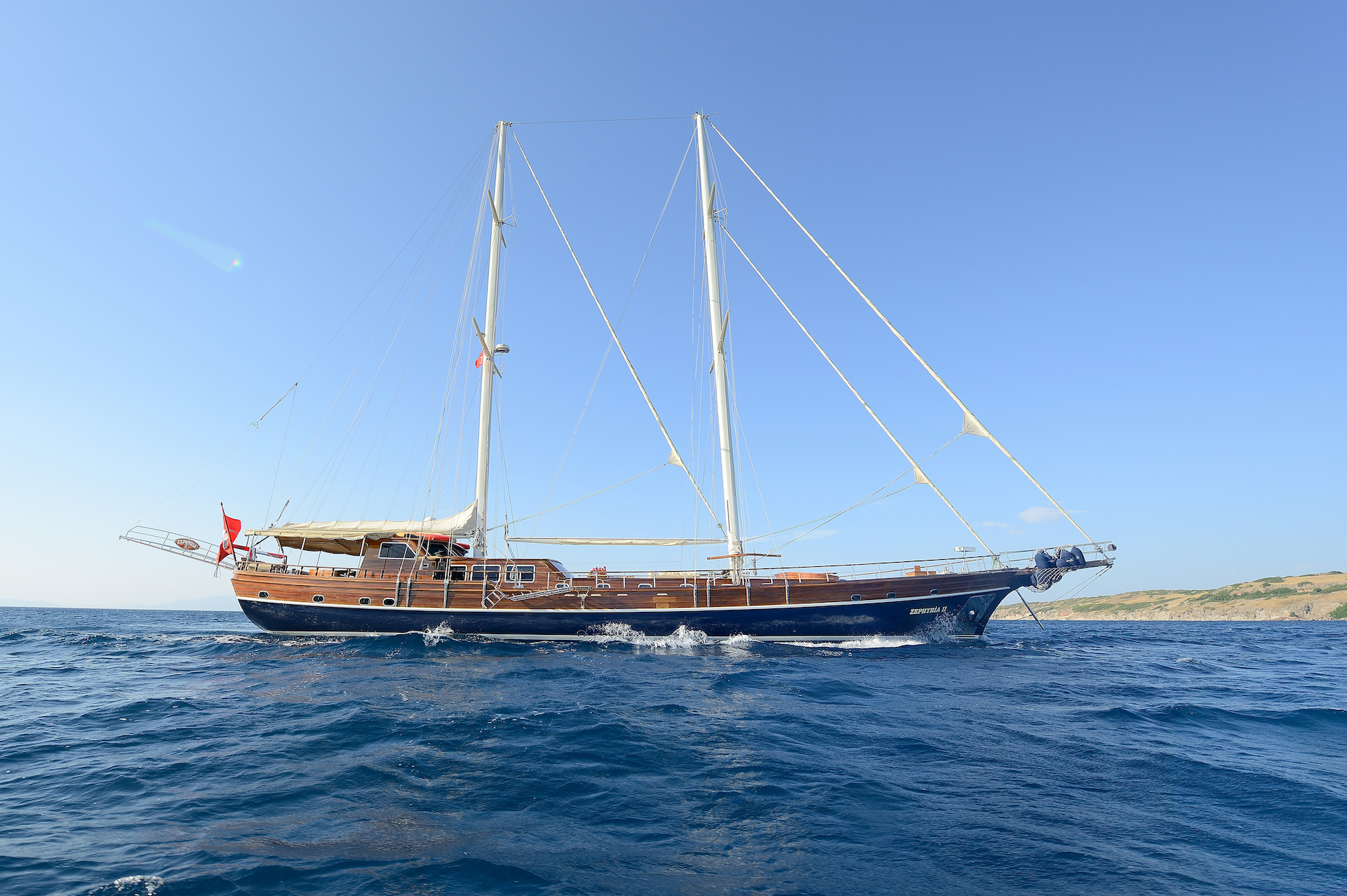 luxury yacht charter Zephyria II Turkey