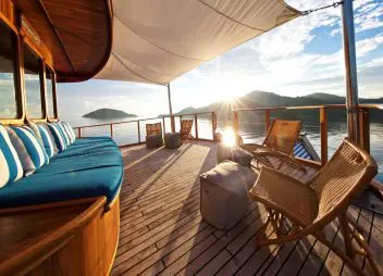 Rascal outdoor deck yacht charter