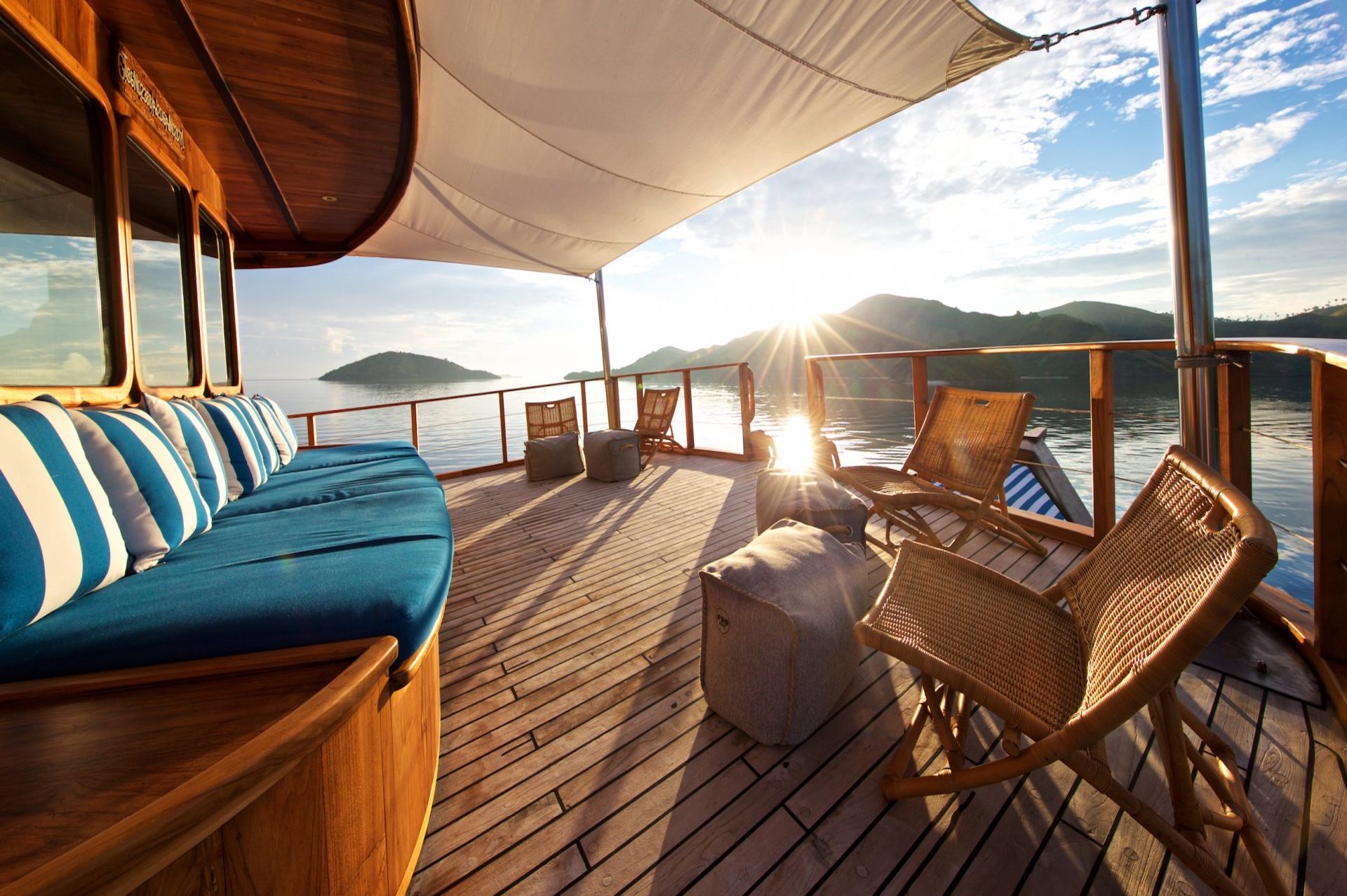 Rascal outdoor deck yacht charter