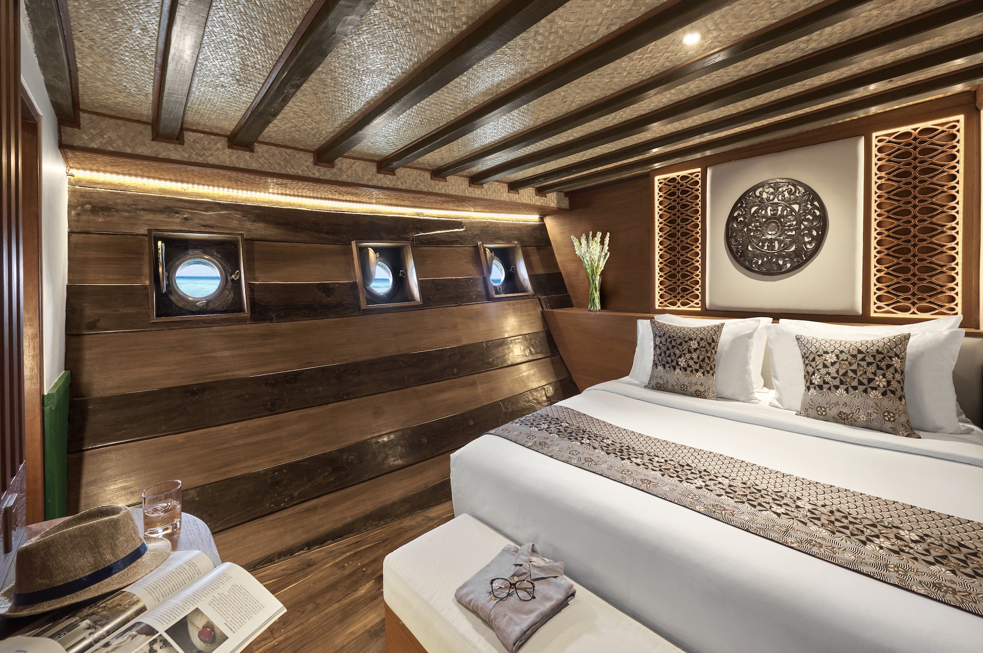 yacht charter Samsara Samudera guest cabin